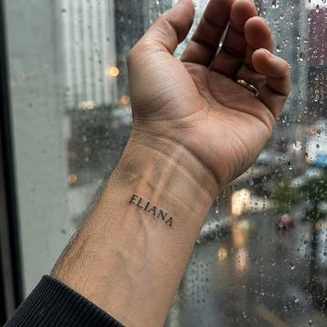 Tatuiruotės su vaikų vardais