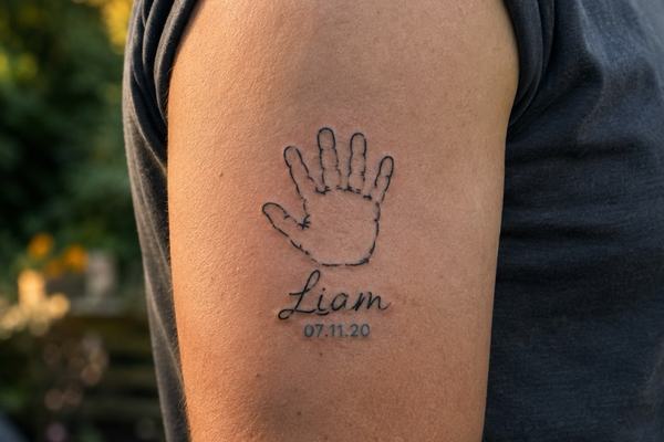Tatuiruotės su vaikų vardais