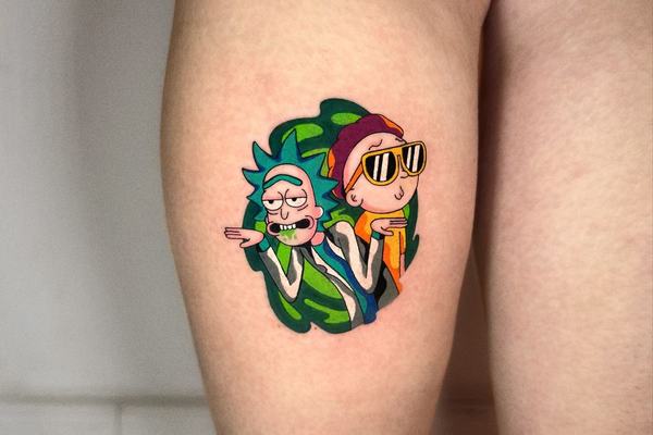 Spalvotos tatuiruotės