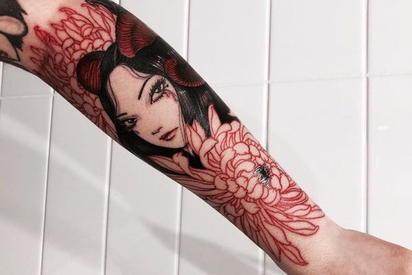 Spalvotos tatuiruotės