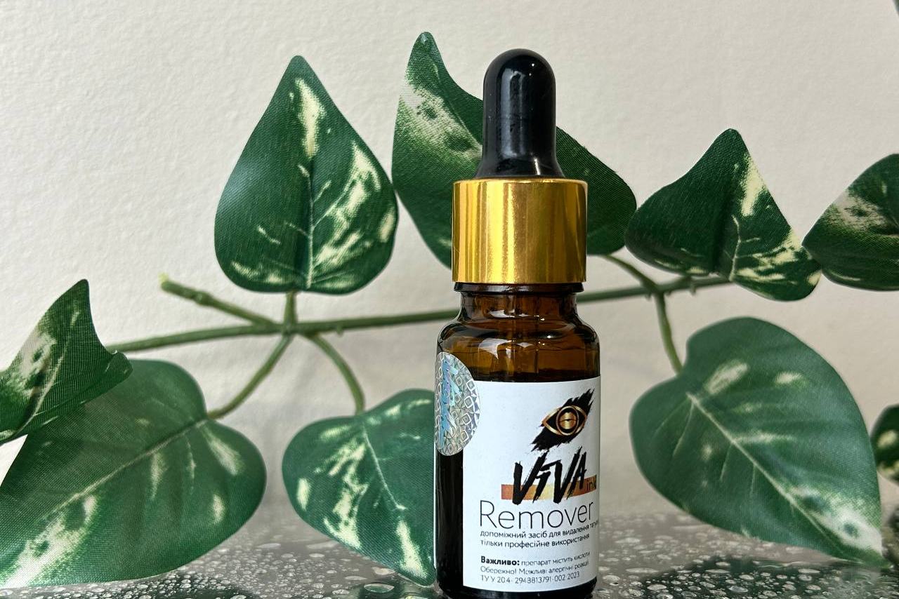 tattoo pigment removal using remover technique