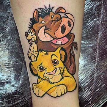 Spalvotos tatuiruotės
