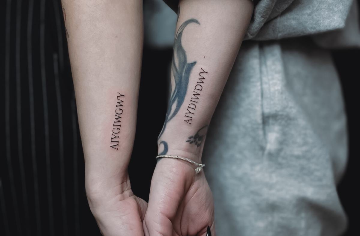 Matching tattoos