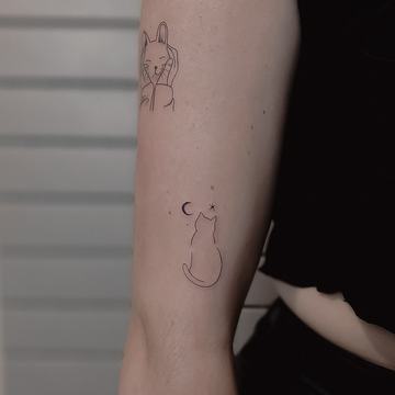 Mažos tatuiruotės moterims ant rankos