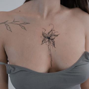 Tatuiruotės ant krūtinės moterims