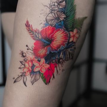 Tatuiruotės ant kojos moterims