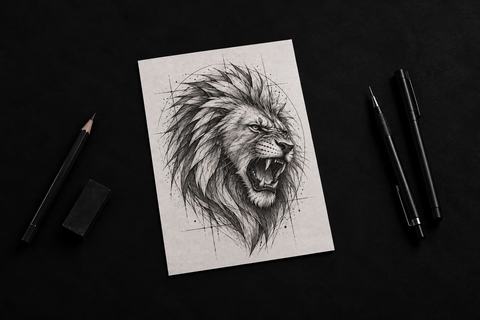 Custom tattoo design creation