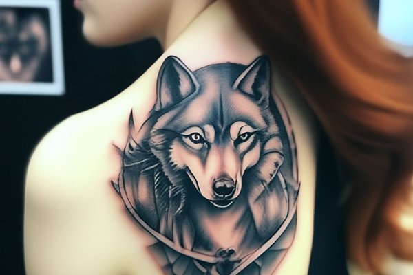 тату волк (5)
