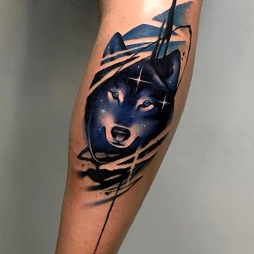 тату волк (7)