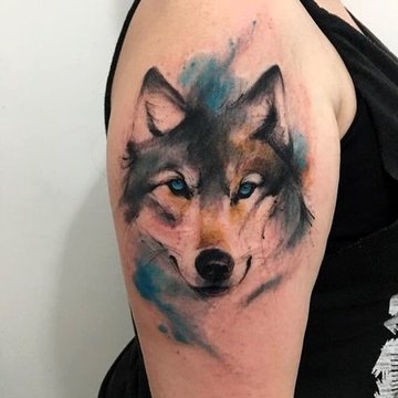 тату волк (8)